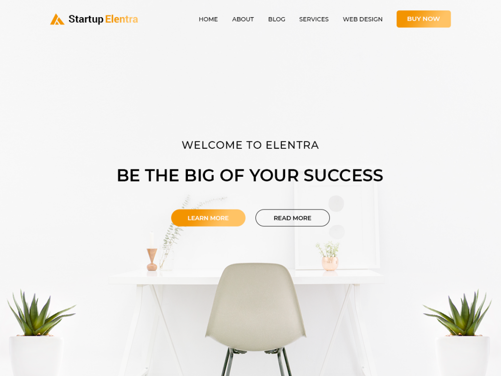 Startup Elentra Theme Free theme Wp ZipHost
